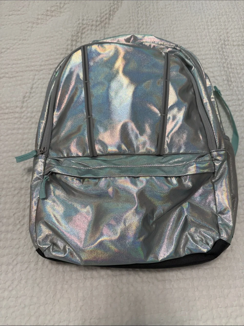 NWOT Lands’ End Kids Classmate Large Backpack in Metallic Opal